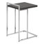 Table d'appoint en forme de C en métal et stratifié pour les collations, le salon, la chambre à coucher-446388378-531715213