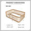 Structure de lit en bois avec clôture-118676216-118676213