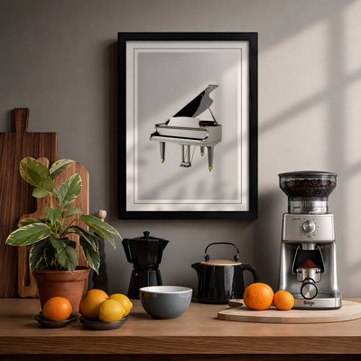 Grand Piano Elegance Modern - Print