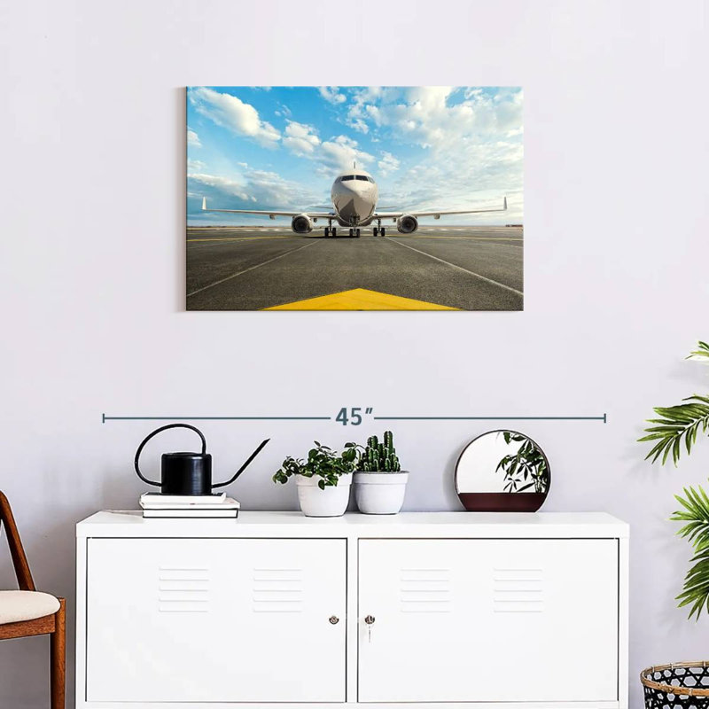 Mehar avion en veille, H 20 po x l 30 po