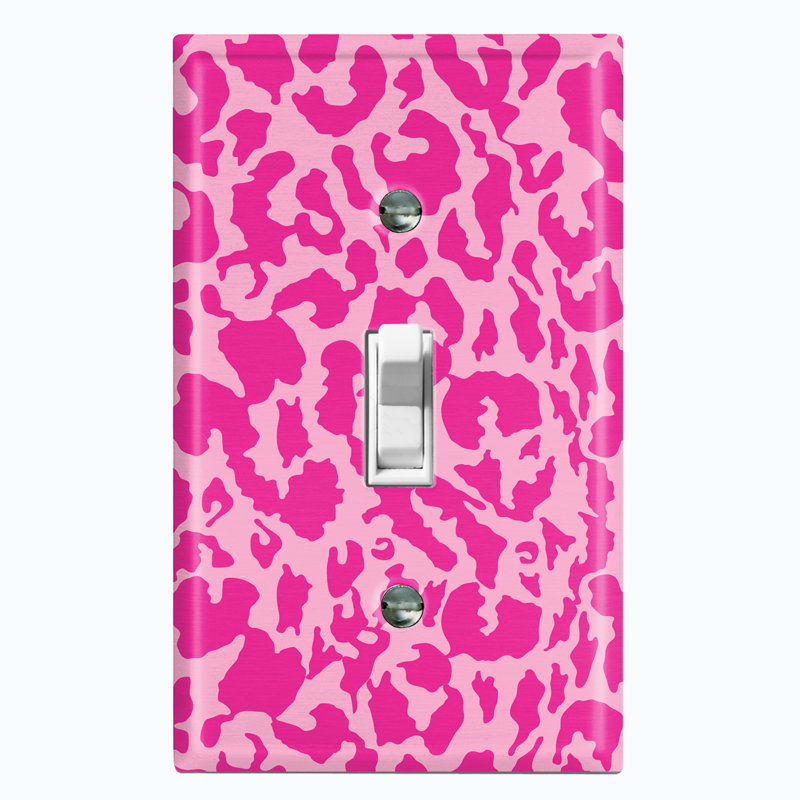 Patterned 1 - Gang Toggle Light Switch Standard Wall Plate