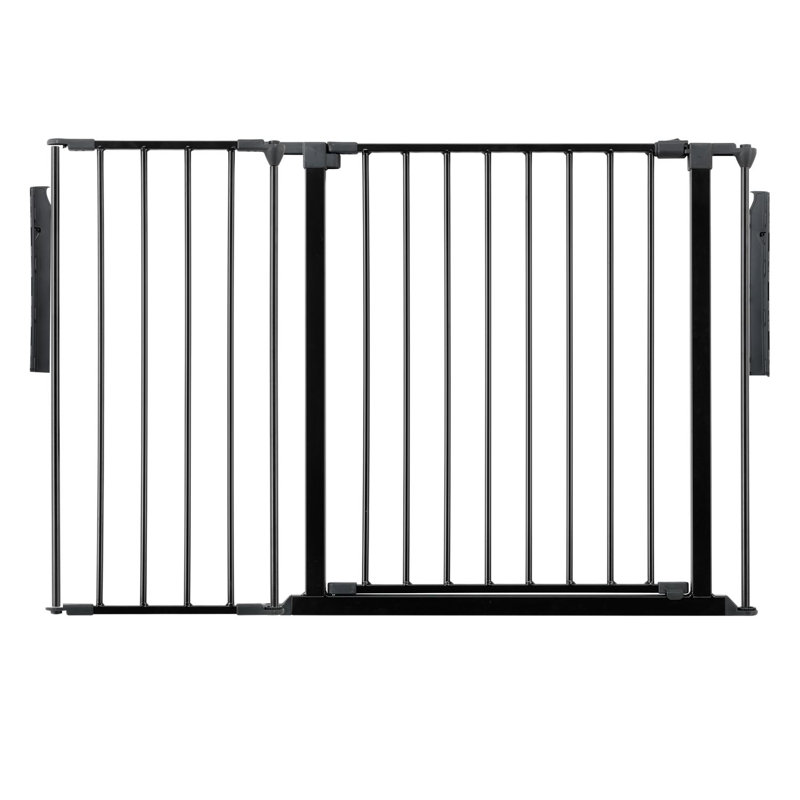 Stanyo 70cm H Metal Folding Room Divider, 70cm H x 115cm W x 1.5cm D, Black