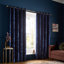 Crushed Velvet Eyelet Sheer Curtains-134842741-134842748