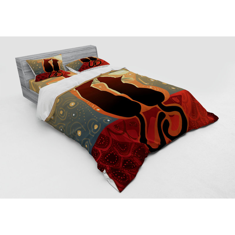 Farmhouse / Country Polyester Duvet Cover, Queen Duvet Cover + 3 Additional Pieces