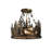 4 - Light Drum Chandelier