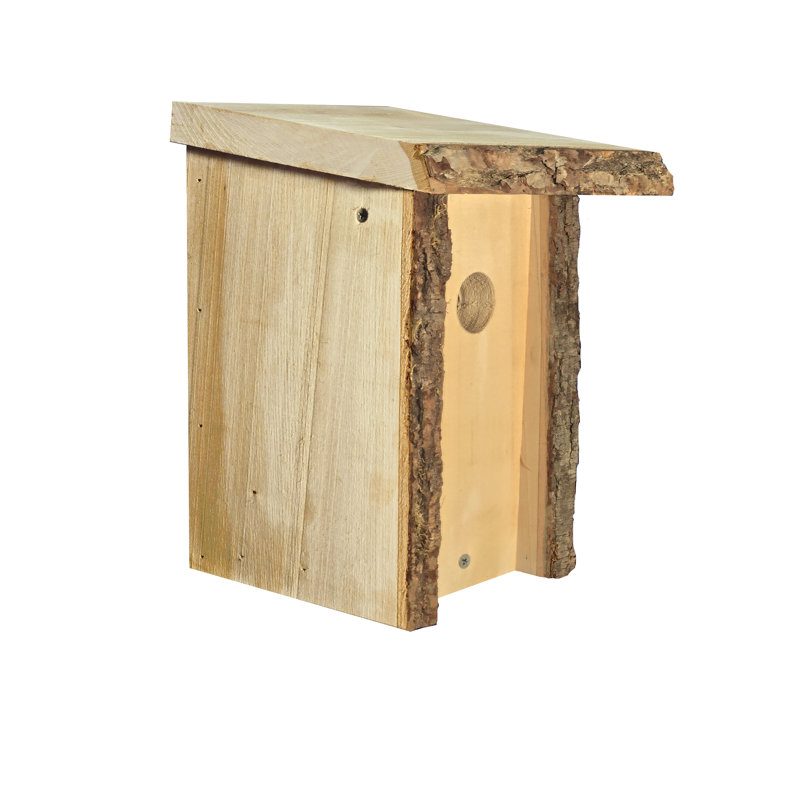 Maison d'oiseaux rustique de style chalet