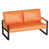 Similicuir orange est en rupture de stock