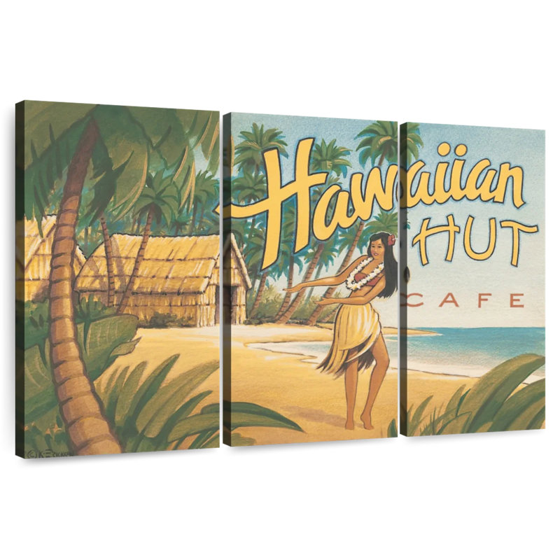 Gillard Hawaiian Hut Cafe, 36" H x 57" W