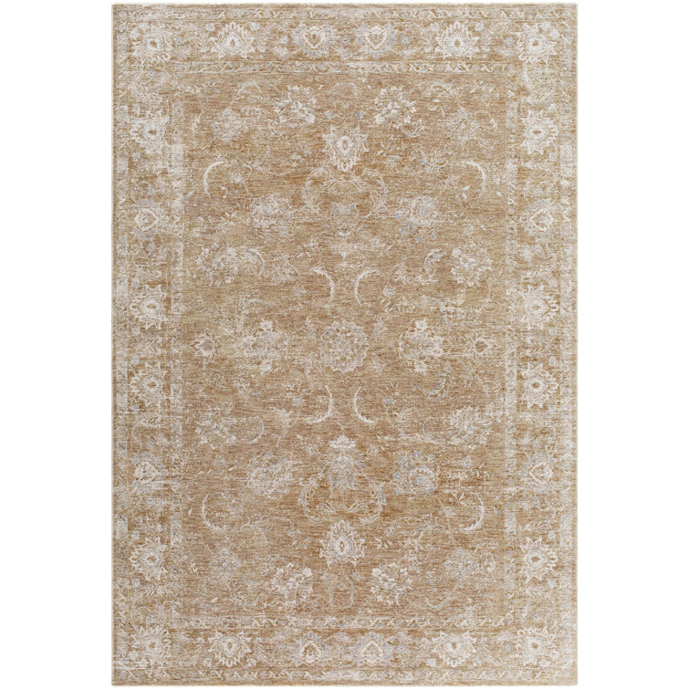 Tapis traditionnel tissé à la machine Aunah