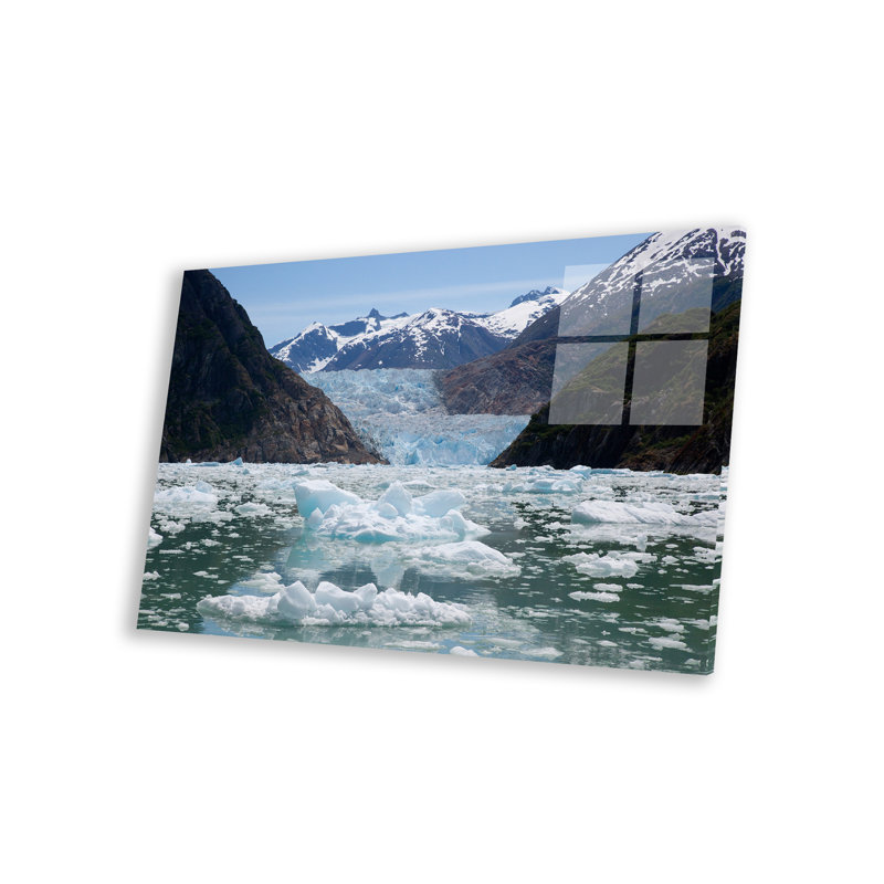 Ardes South Sawyer, glacier et baie remplie de bols, Tracy Arm-Fords Terror Wilderness, forêt nationale de Tongass, Alaska - sans cadre