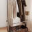 Premium Solid Wood Coat Rack Stainless Steel