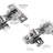 5/8 105 Degree Soft Close Face Frame Concealed Overlay Hinge