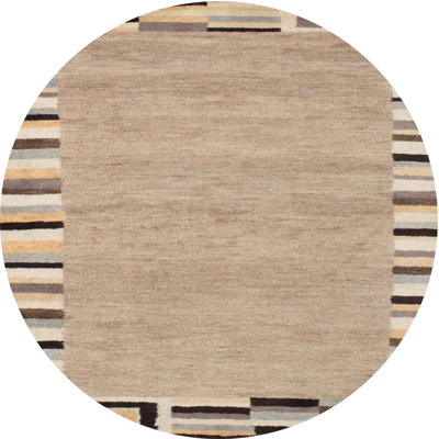 Tapis contemporain gris / brun