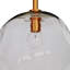 Luminaire suspendu en fusion avec verre fumé-23579278
