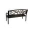 Banc de jardin en métal Cardinals