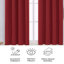 My Home Store Ultra-Soft Blackout Curtains Enguerran with Eyelets and Tie Backs-1378139782-1378139789
