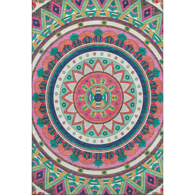 Premium Machine Washable Mayfield Geometric Rug