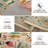 Washable Rugs for Living Room Area Rugs for Bedroom Scalloped Rug Modern Bordered Non Slip Kids Bedroom Carpet Stain Resistant Floor Cover-731131714-731131774