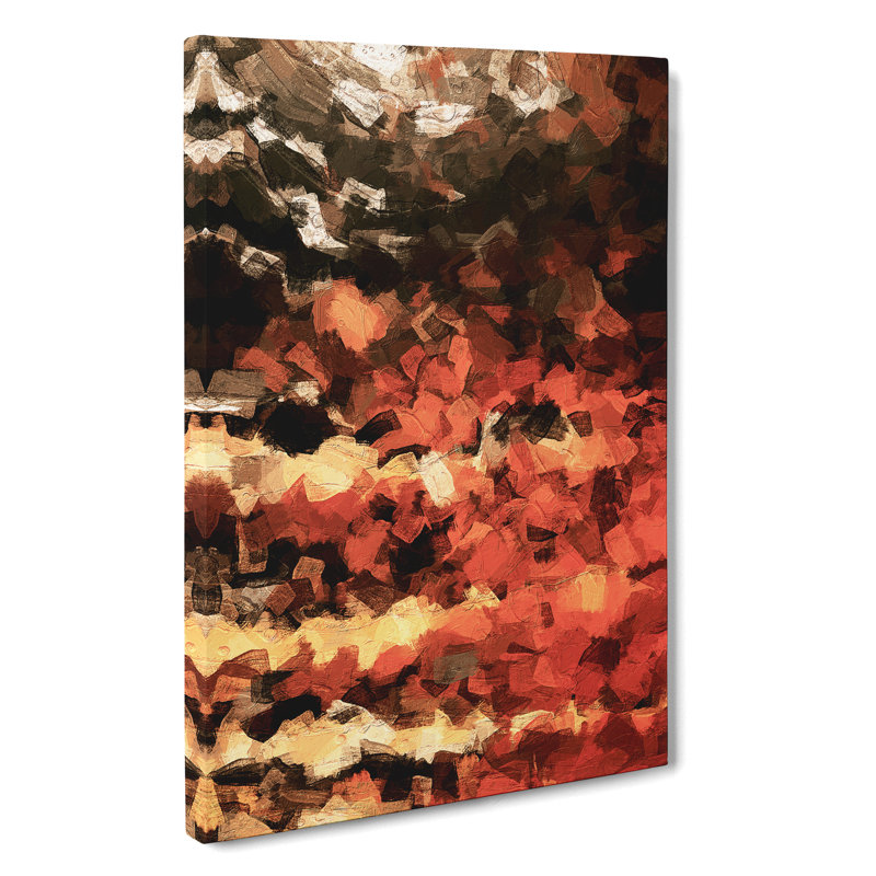 By The Forest Edge Abstract - Wrapped Canvas, 60cm H x 40cm W x 3cm D