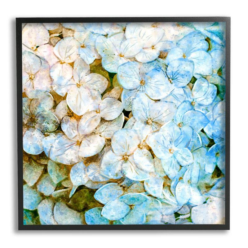 Art champêtre giclée par Ziwei Li, Giclée encadrée noir minuit, H 12 po x l 12 po x P 1,5 po