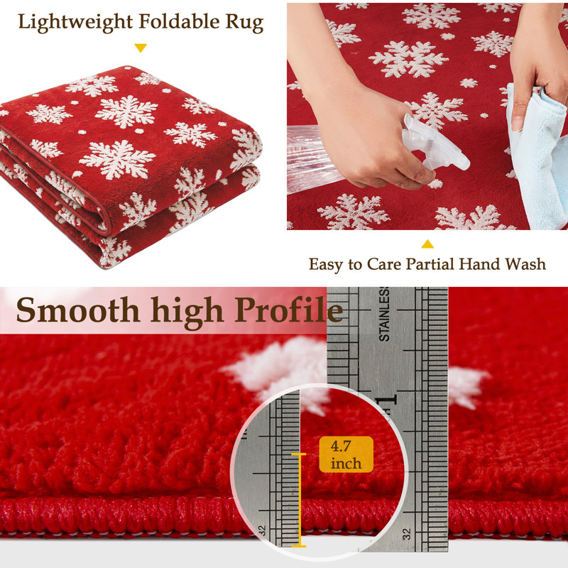 Tapis d'intérieur Frost Christmas, Rectangle 6 pi x 9 pi