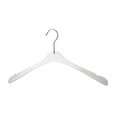 Cintres transparents en acrylique de qualité supérieure, cintres pour vêtements organisent le placard