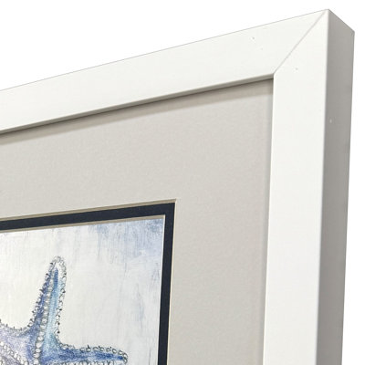 Azure Shell Framed Art