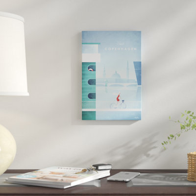 « visit copenhague », reproduction d’impression sur toile