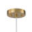 3-Light Pleated Fabric Single Pendant