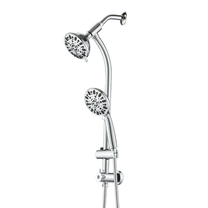 Rain Dual Shower Head 1.8 GPM GPM, Chrome