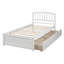 Lit simple avec tiroirs de rangement-464339717