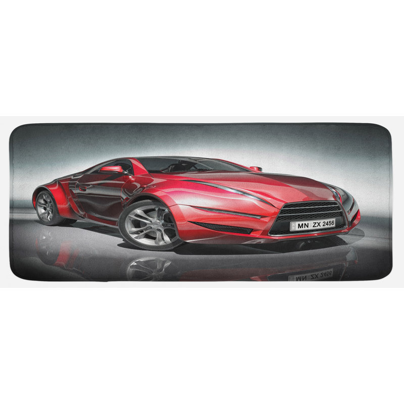 Tapis de cuisine cars
