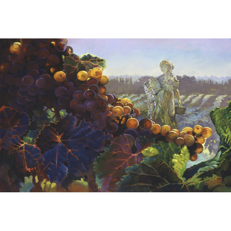 Tuscany Bounty by Clif Hadfield - Wrapped Canvas Painting, 81cm H x 122cm W x 3.8cm D
