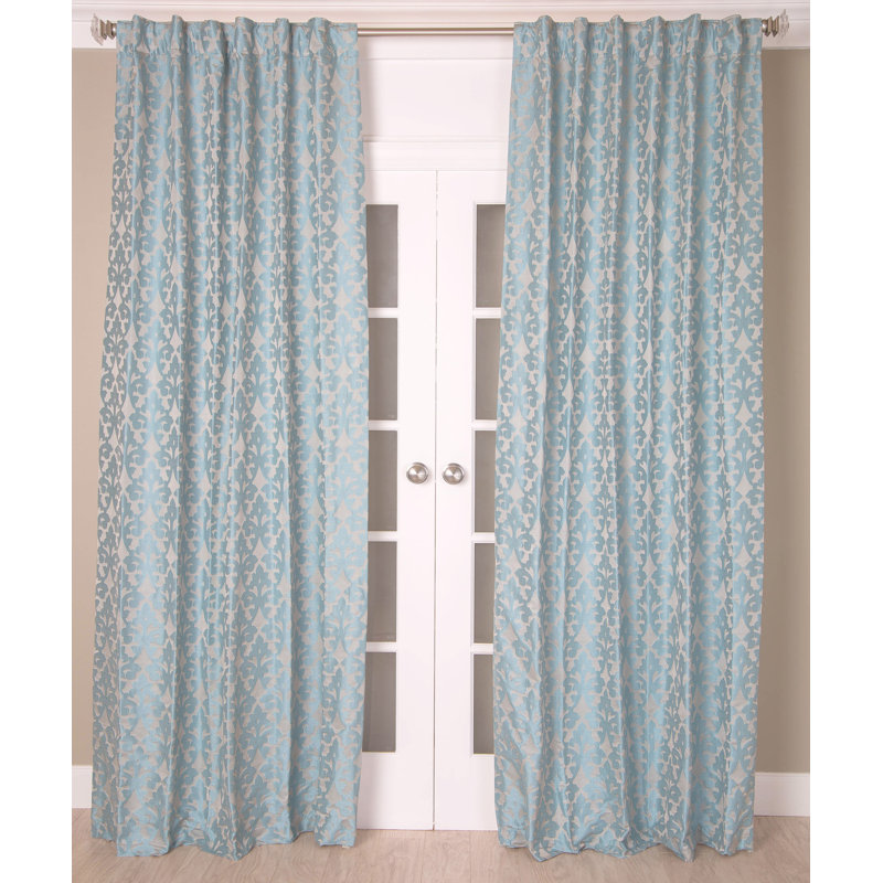 Myers Semi Sheer Curtain Single Panel, 51" W x 96" L, Natural