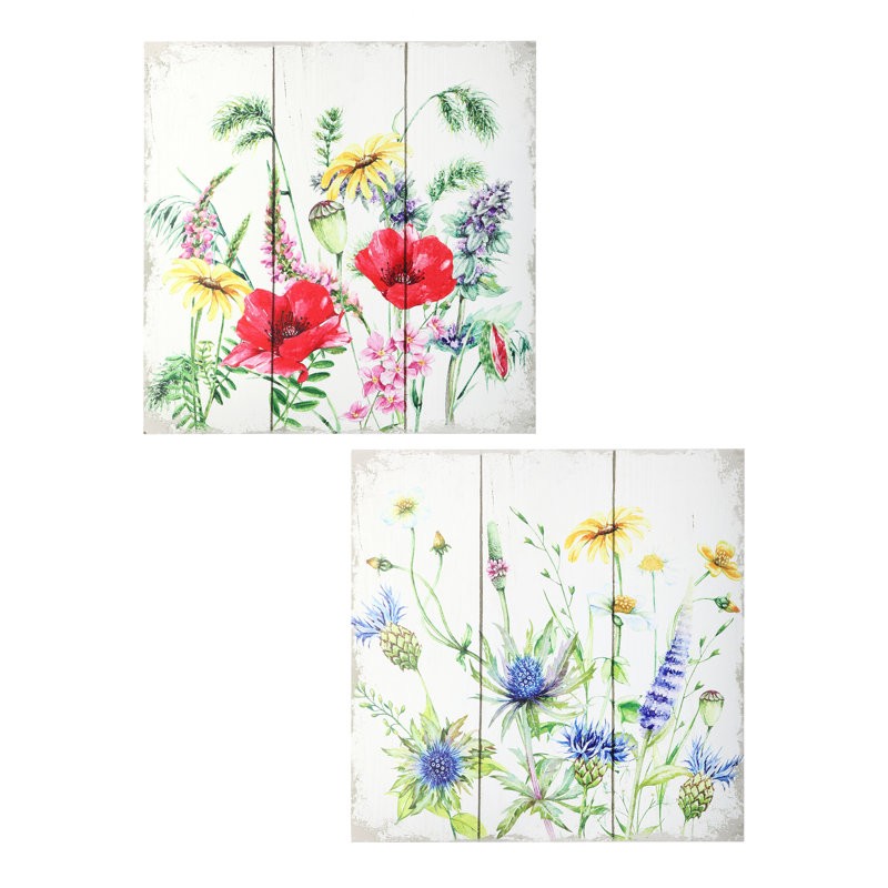 Art mural en bois 16 x 16 po 