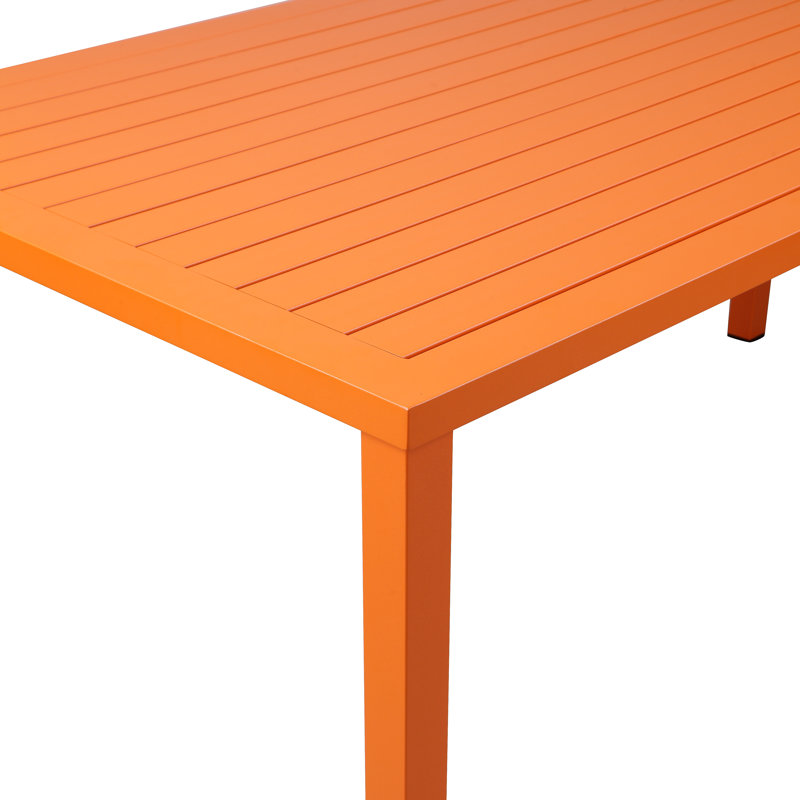 Table de salle à manger Ottie, Orange
