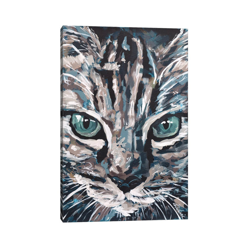 Cat I by Tadaomi Kawasaki - Wrapped Canvas Print, 152.5 cm H x 101.5 cm W