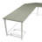 Bambina Gray & White Finish Computer Desk-123541026