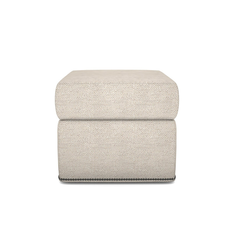 Newlin Ottoman, Yes, Impala Linen