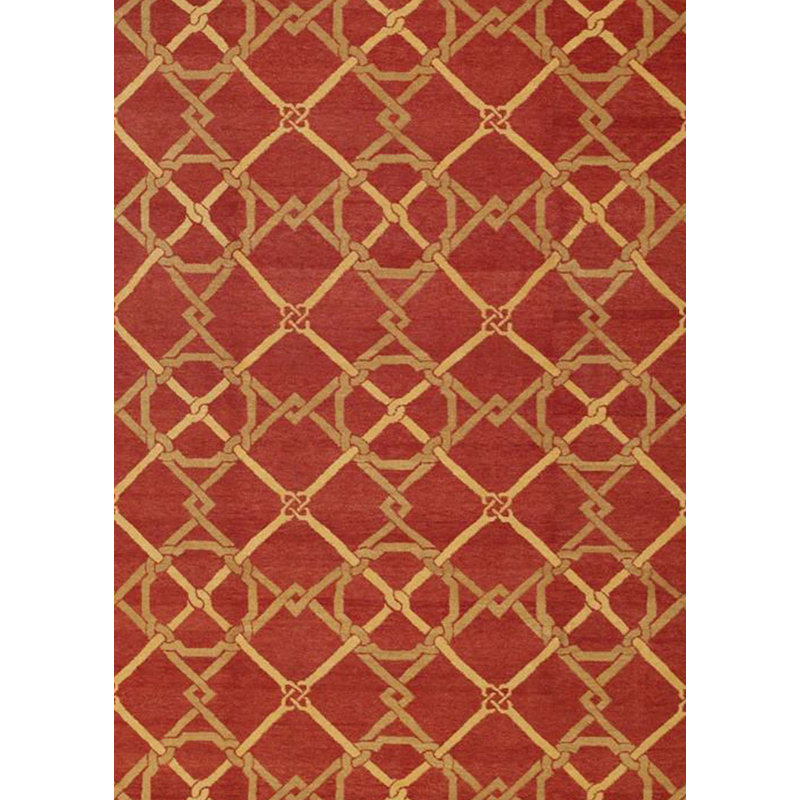 Wool Geometric Area Rug, Rectangle 10'3" x 14'3"