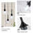 3-Light Cluster Pendant Lamp With Hammered Glass