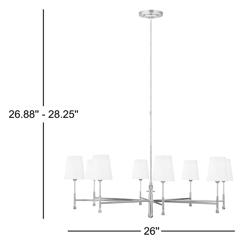 Capri 4 - Light Chandelier, Aged Iron