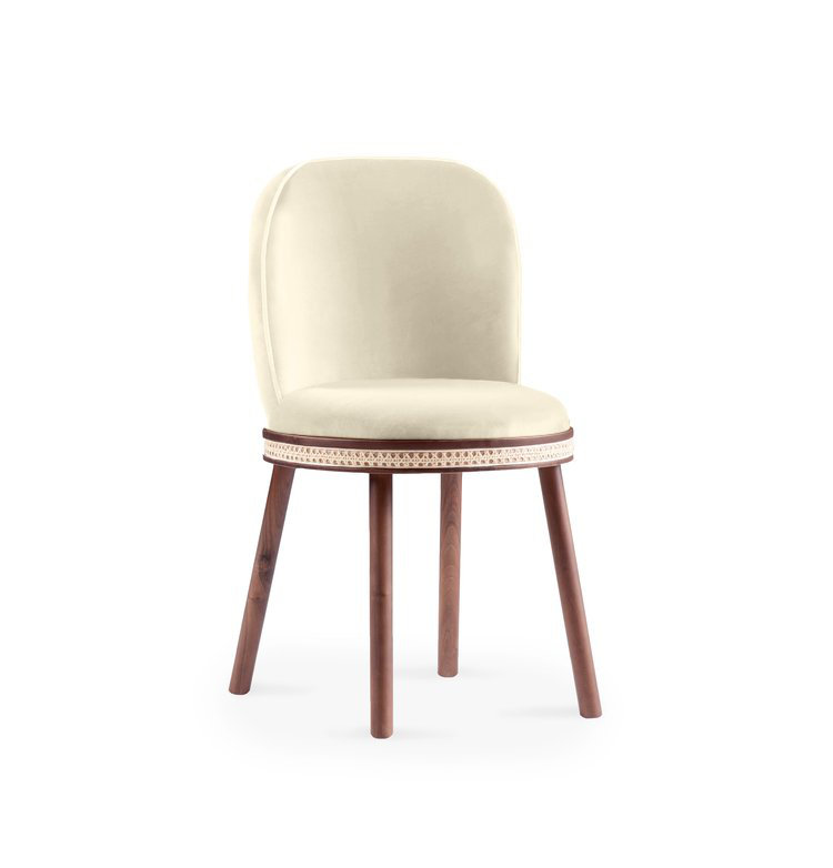 Alma Upholstered Dining Chair, Nuage