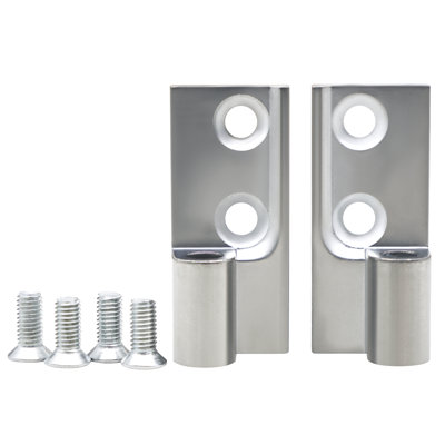 Whole Parts Td Dryer Top & Bottom Hinge Block Kit Part# 339002 - Replacement & Compatible With Some Wascomat Dryers
