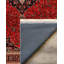 Tapis marocain rouge en coton et polyester à imprimé numérique Alba Collection-49710362