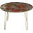 Extendable Birch Round Solid Wood Top with Steel Base Dining Table