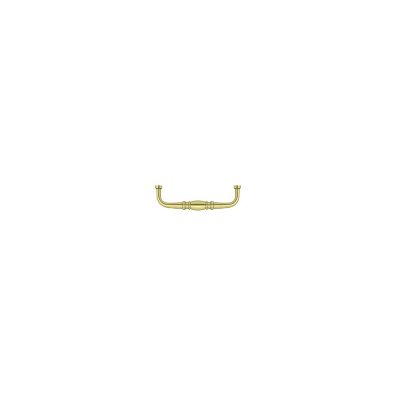 Colonial Bar / Handle Pull, Polished Brass