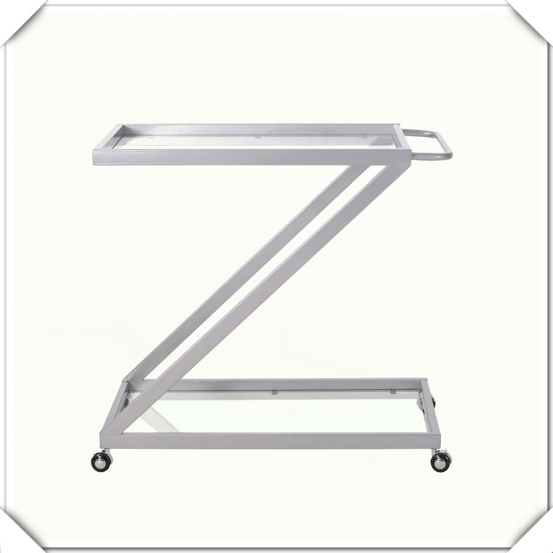 Chariot-bar mobile polyvalent élégant avec rangement pratique et chic