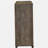 Arcata Rustic Oak Sliding Door Bar Cabinet