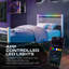 X Rocker Basecamp RGB Single Gaming TV Bed with App Controlled LED Lights - White